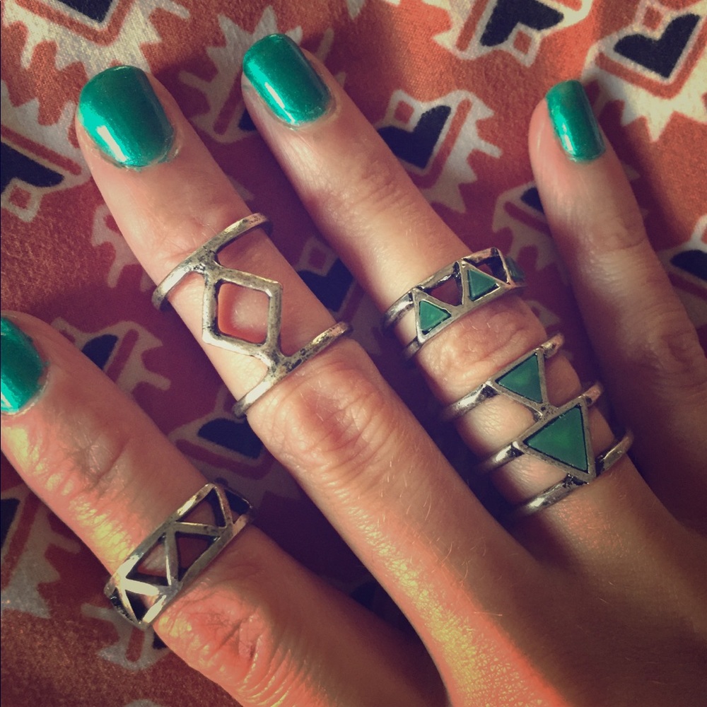 4 piece ring set